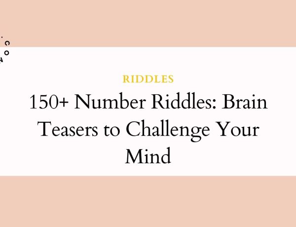 150+ Number Riddles